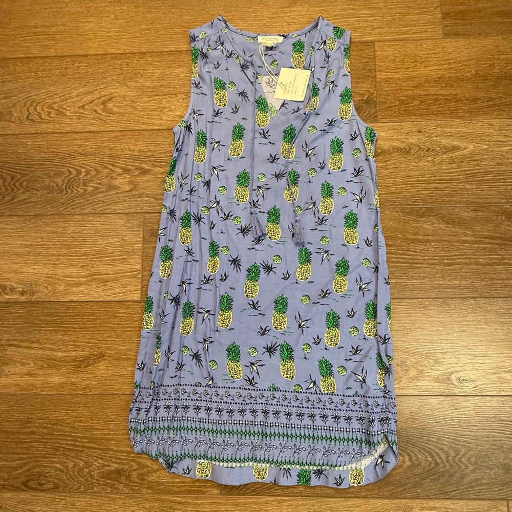 BeachLunchLounge Women's Pineapple Dress, NWT, Size Small, Lightweight, Summer - Picture 2 of 11
